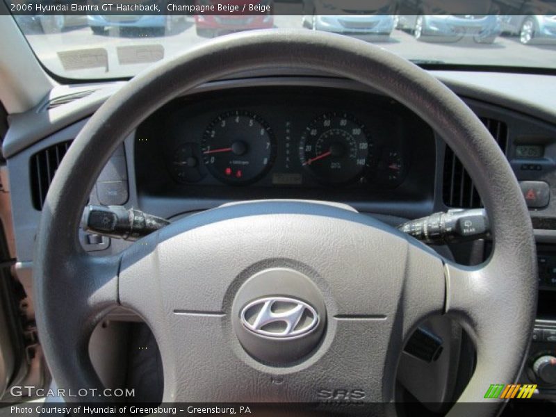 Champagne Beige / Beige 2006 Hyundai Elantra GT Hatchback