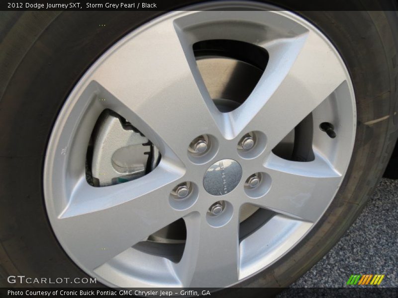 Storm Grey Pearl / Black 2012 Dodge Journey SXT