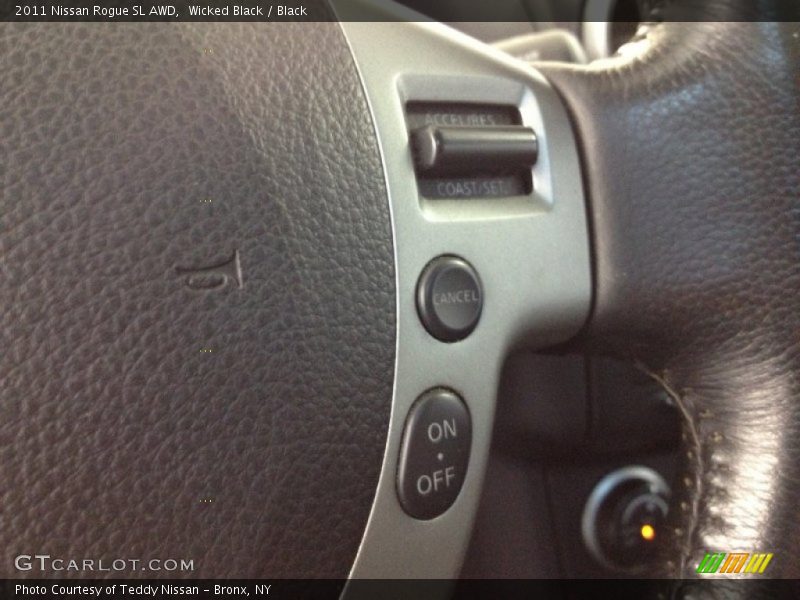Wicked Black / Black 2011 Nissan Rogue SL AWD