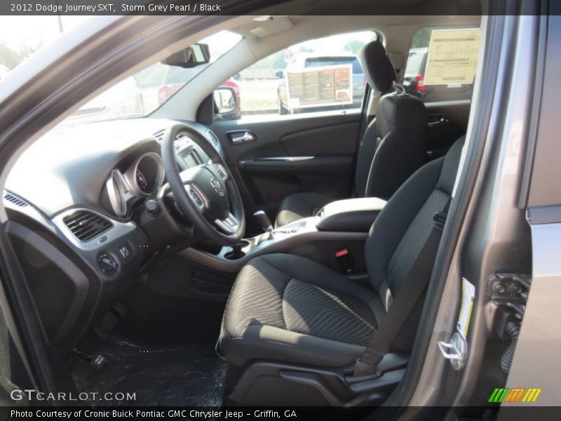 Storm Grey Pearl / Black 2012 Dodge Journey SXT