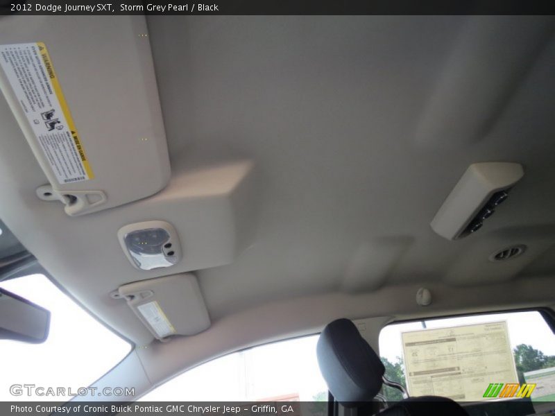 Storm Grey Pearl / Black 2012 Dodge Journey SXT