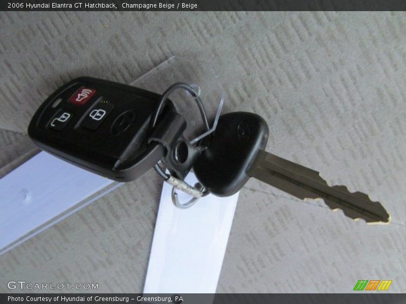 Champagne Beige / Beige 2006 Hyundai Elantra GT Hatchback