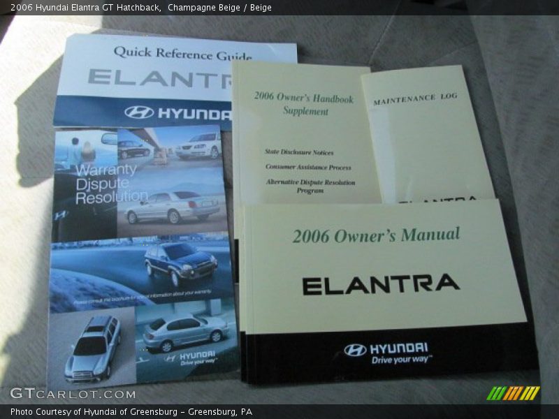 Champagne Beige / Beige 2006 Hyundai Elantra GT Hatchback