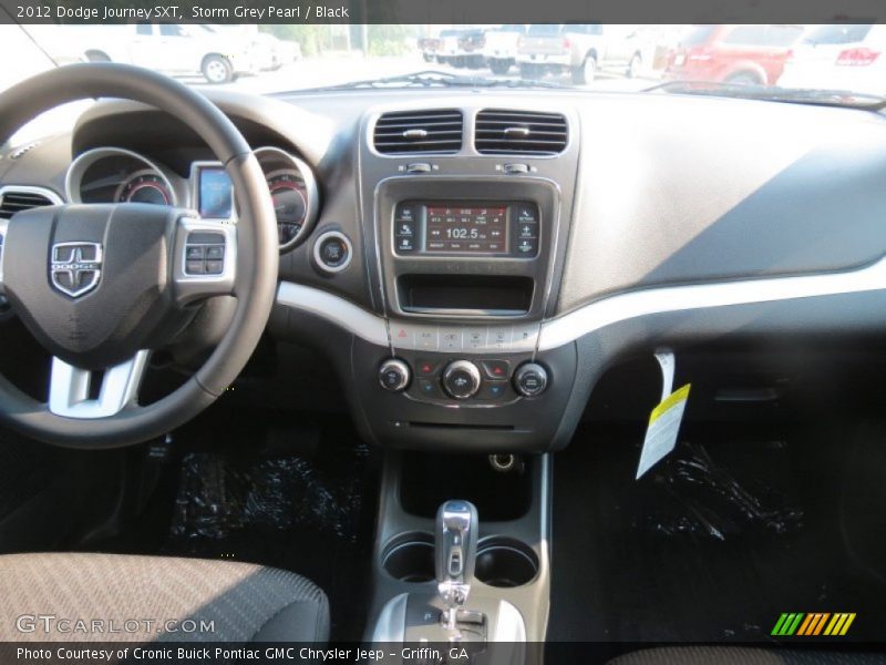 Storm Grey Pearl / Black 2012 Dodge Journey SXT