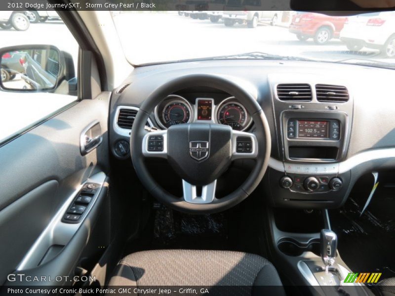 Storm Grey Pearl / Black 2012 Dodge Journey SXT