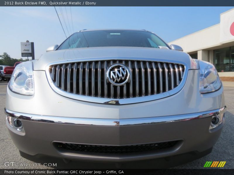 Quicksilver Metallic / Ebony 2012 Buick Enclave FWD