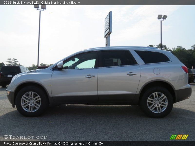 Quicksilver Metallic / Ebony 2012 Buick Enclave FWD