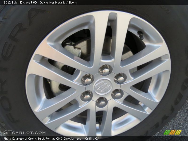 Quicksilver Metallic / Ebony 2012 Buick Enclave FWD
