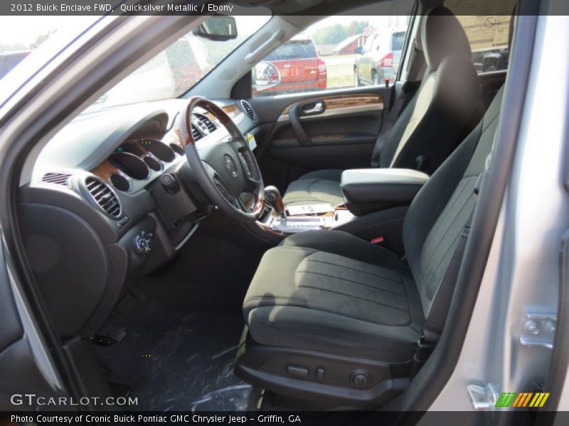 Quicksilver Metallic / Ebony 2012 Buick Enclave FWD