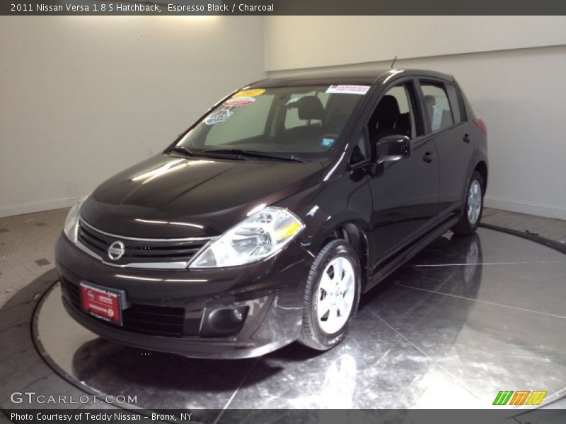 Espresso Black / Charcoal 2011 Nissan Versa 1.8 S Hatchback