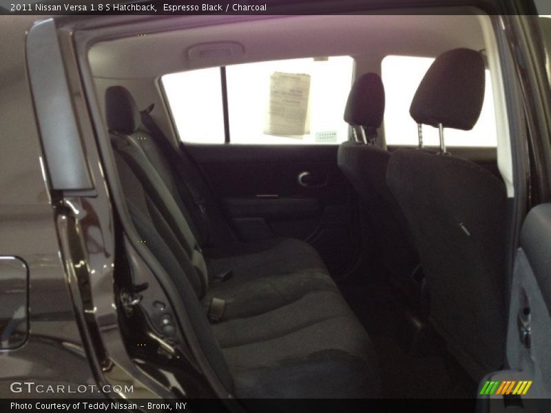 Espresso Black / Charcoal 2011 Nissan Versa 1.8 S Hatchback