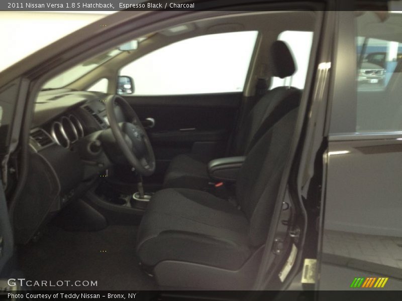 Espresso Black / Charcoal 2011 Nissan Versa 1.8 S Hatchback