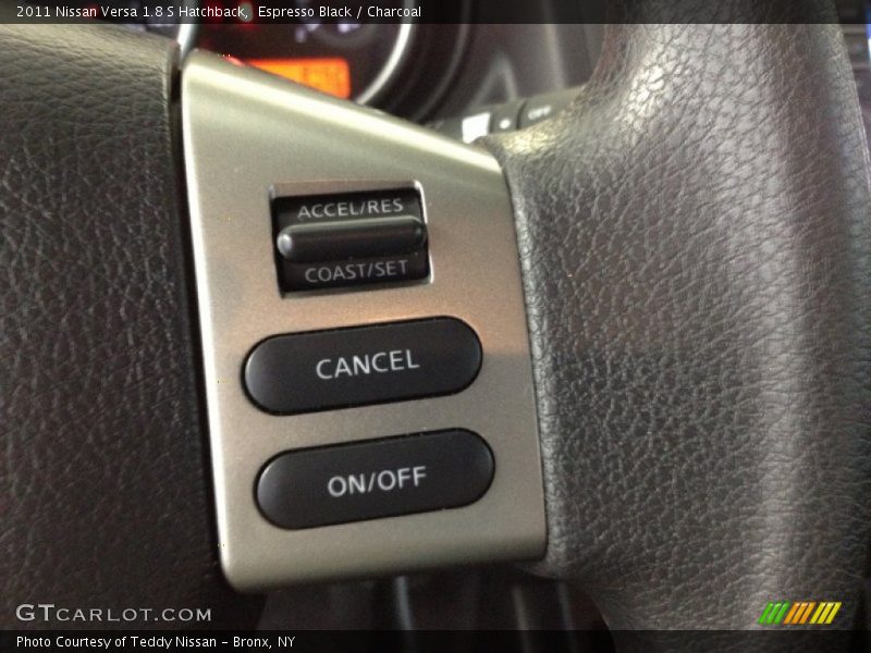 Espresso Black / Charcoal 2011 Nissan Versa 1.8 S Hatchback