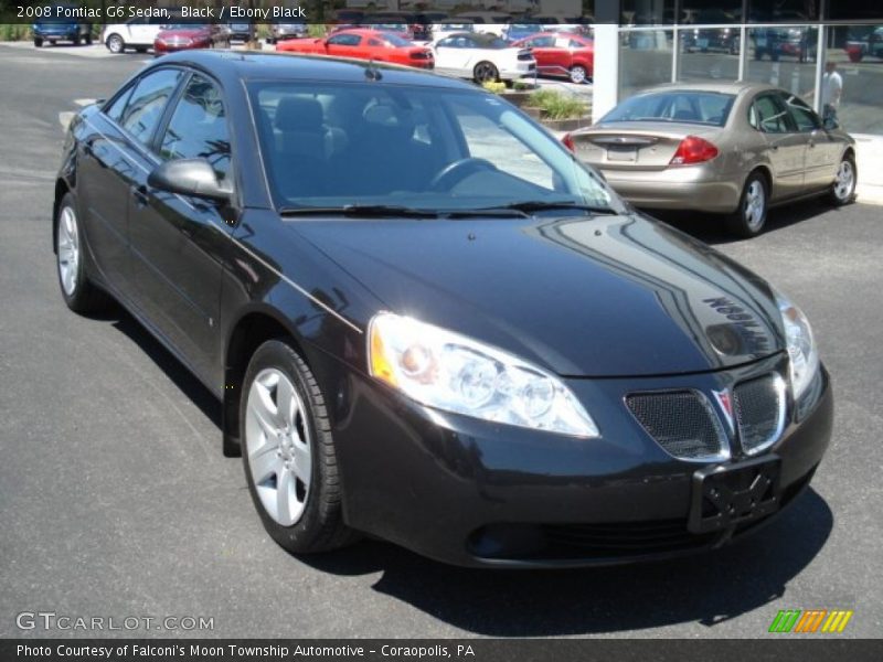 Black / Ebony Black 2008 Pontiac G6 Sedan