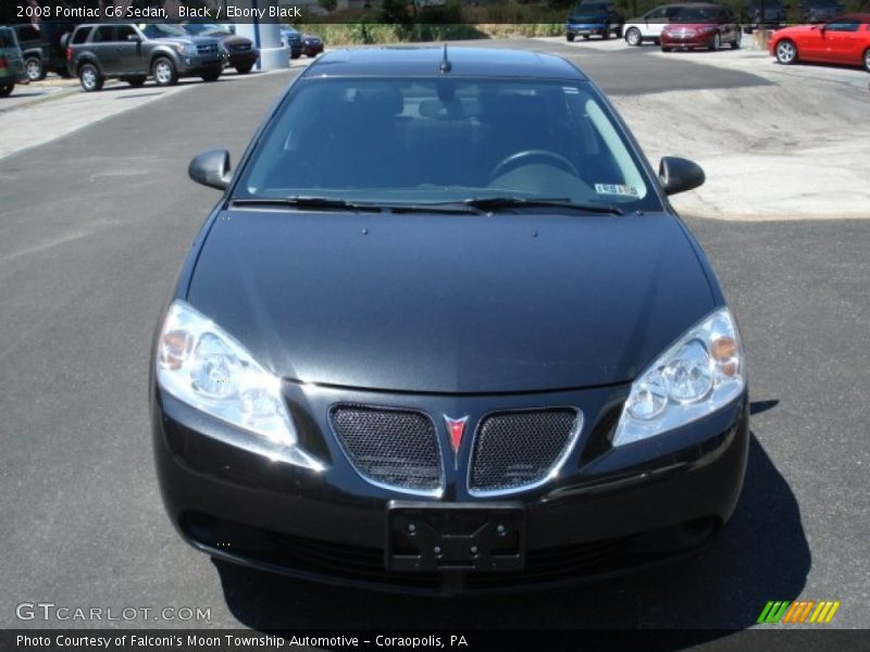 Black / Ebony Black 2008 Pontiac G6 Sedan