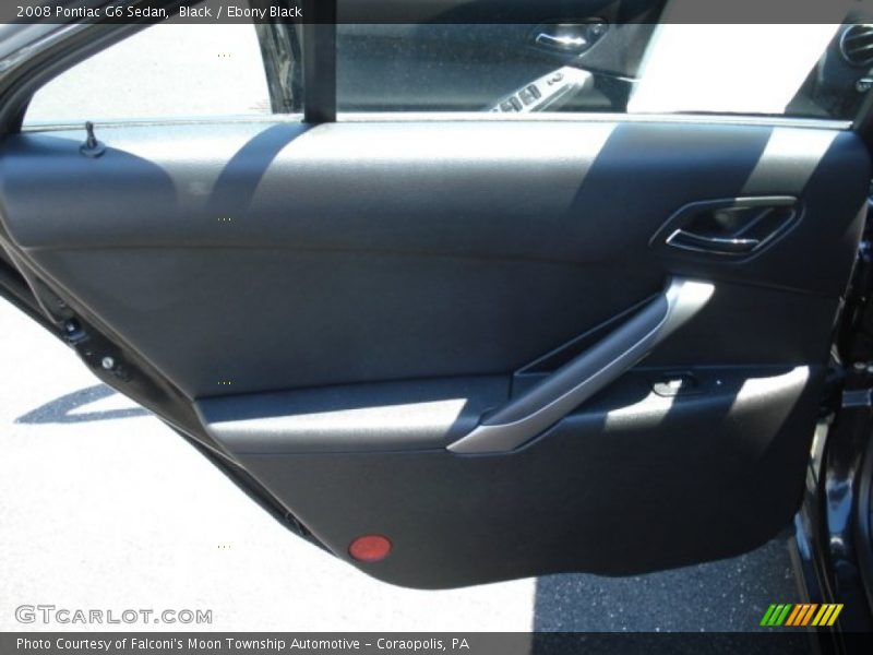 Black / Ebony Black 2008 Pontiac G6 Sedan