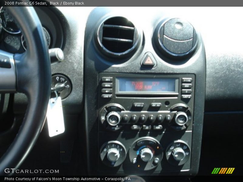 Black / Ebony Black 2008 Pontiac G6 Sedan