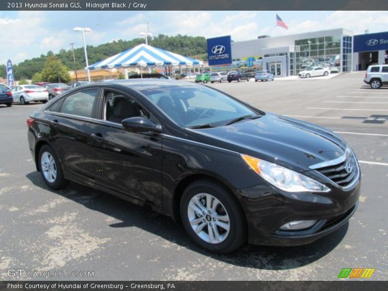 Midnight Black / Gray 2013 Hyundai Sonata GLS