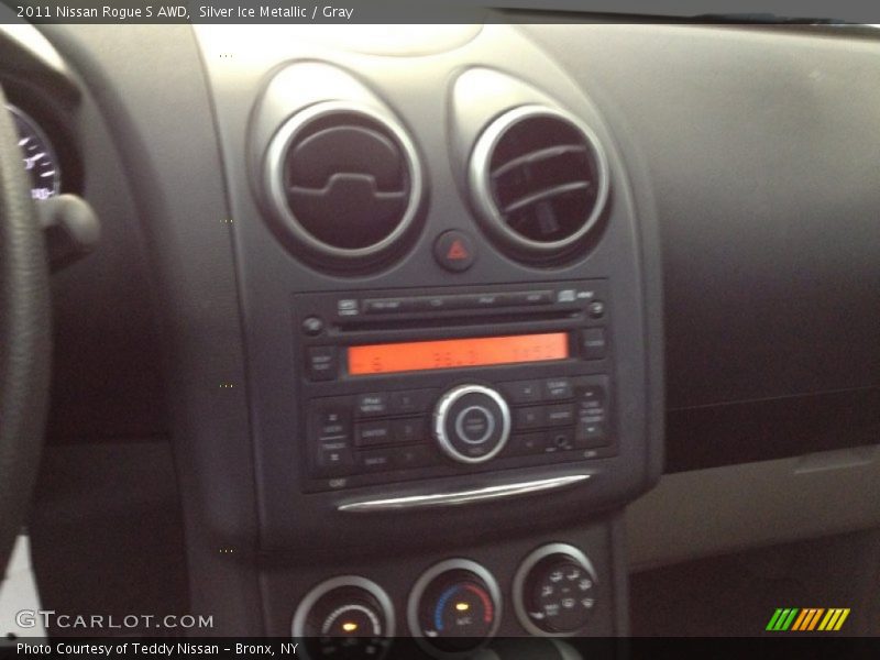 Silver Ice Metallic / Gray 2011 Nissan Rogue S AWD