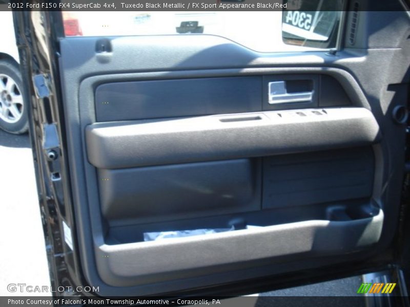 Tuxedo Black Metallic / FX Sport Appearance Black/Red 2012 Ford F150 FX4 SuperCab 4x4