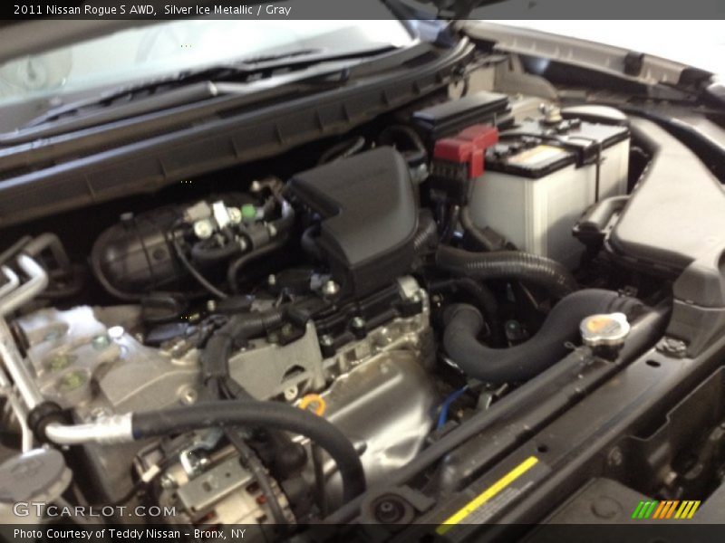 Silver Ice Metallic / Gray 2011 Nissan Rogue S AWD
