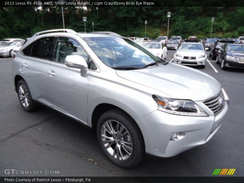 Front 3/4 View of 2013 RX 450h AWD