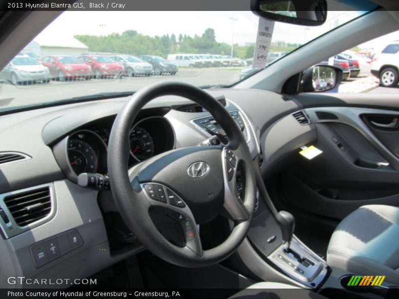 Black / Gray 2013 Hyundai Elantra GLS