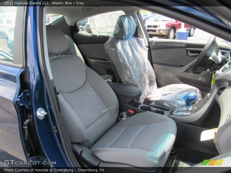 Atlantic Blue / Gray 2013 Hyundai Elantra GLS