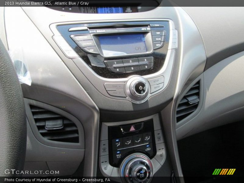 Atlantic Blue / Gray 2013 Hyundai Elantra GLS