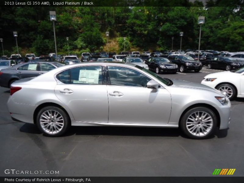 Liquid Platinum / Black 2013 Lexus GS 350 AWD