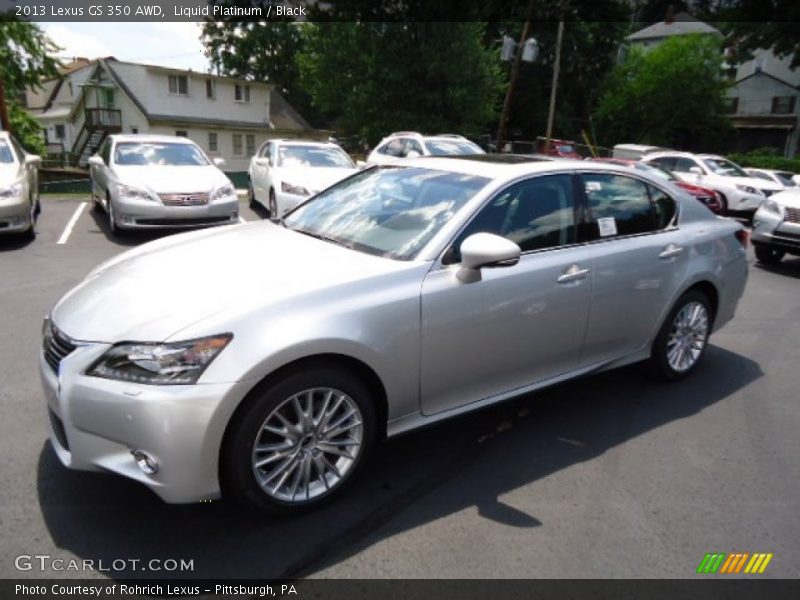 Liquid Platinum / Black 2013 Lexus GS 350 AWD