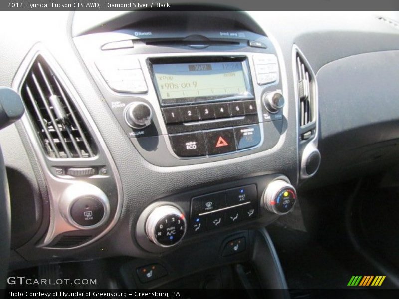 Diamond Silver / Black 2012 Hyundai Tucson GLS AWD