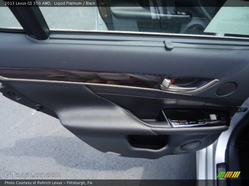 Liquid Platinum / Black 2013 Lexus GS 350 AWD