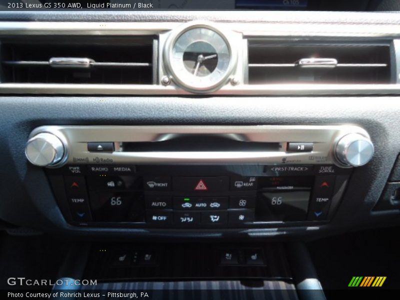 Liquid Platinum / Black 2013 Lexus GS 350 AWD