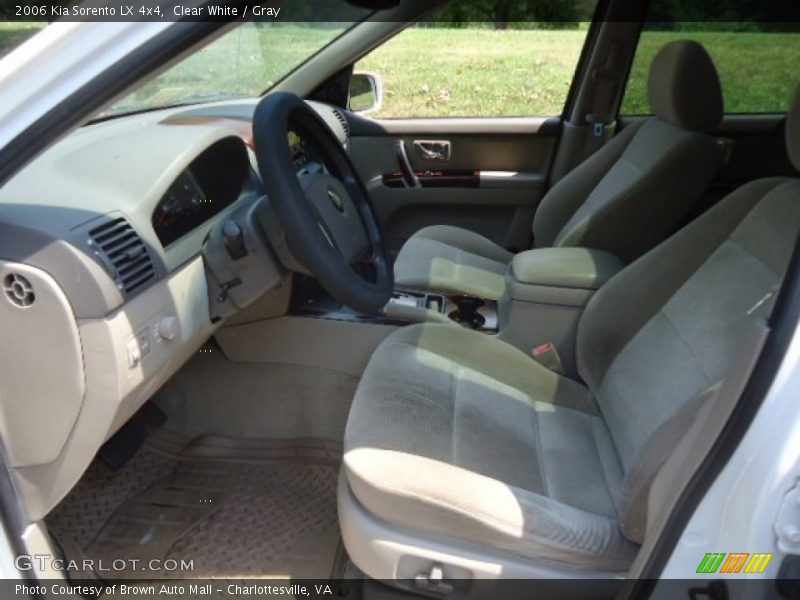 Clear White / Gray 2006 Kia Sorento LX 4x4