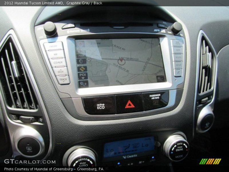 Graphite Gray / Black 2012 Hyundai Tucson Limited AWD