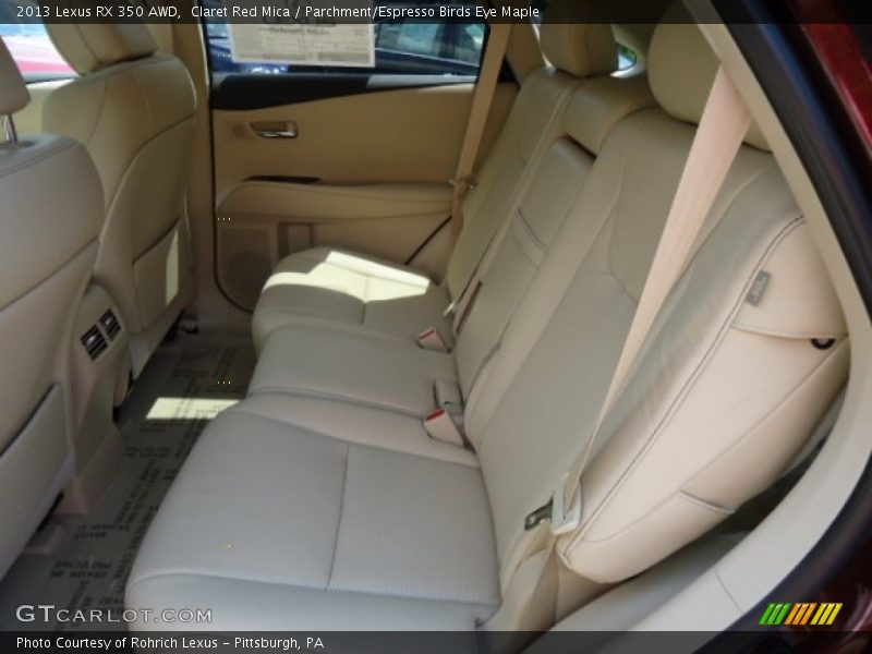 Claret Red Mica / Parchment/Espresso Birds Eye Maple 2013 Lexus RX 350 AWD