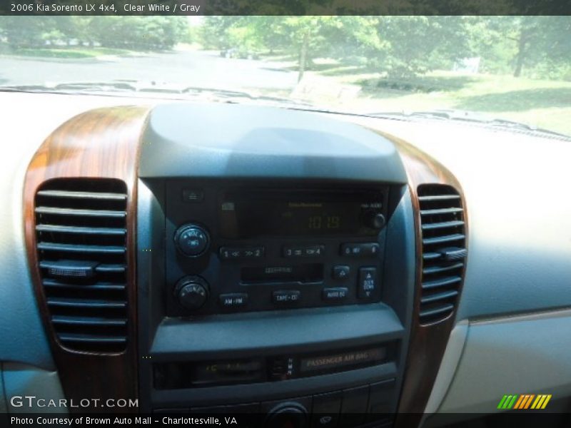 Clear White / Gray 2006 Kia Sorento LX 4x4