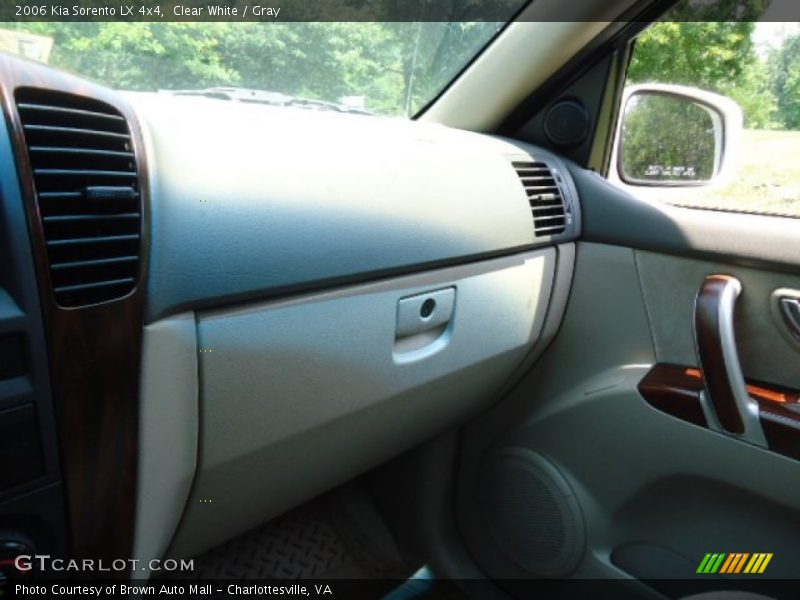 Clear White / Gray 2006 Kia Sorento LX 4x4