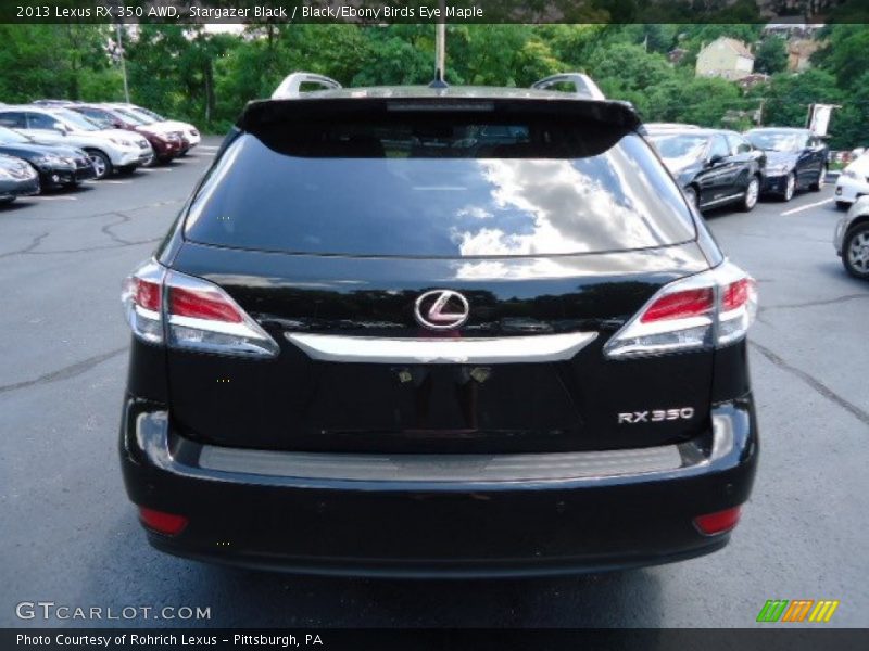 Stargazer Black / Black/Ebony Birds Eye Maple 2013 Lexus RX 350 AWD