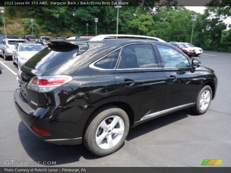 Stargazer Black / Black/Ebony Birds Eye Maple 2013 Lexus RX 350 AWD