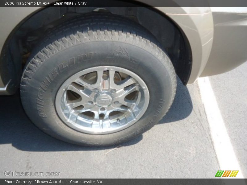 Clear White / Gray 2006 Kia Sorento LX 4x4