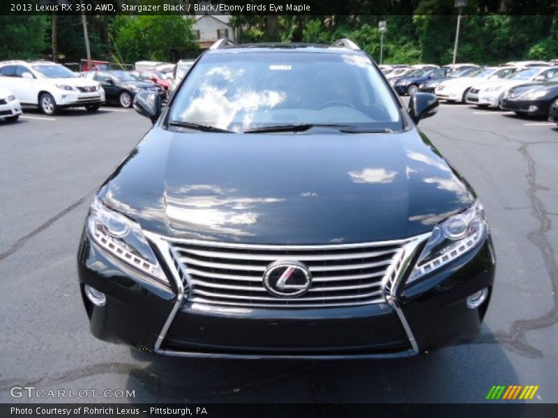 Stargazer Black / Black/Ebony Birds Eye Maple 2013 Lexus RX 350 AWD