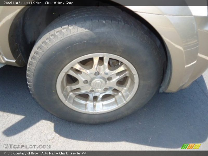 Clear White / Gray 2006 Kia Sorento LX 4x4