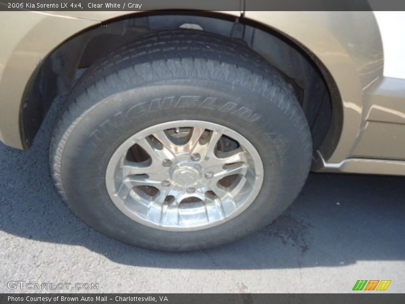 Clear White / Gray 2006 Kia Sorento LX 4x4