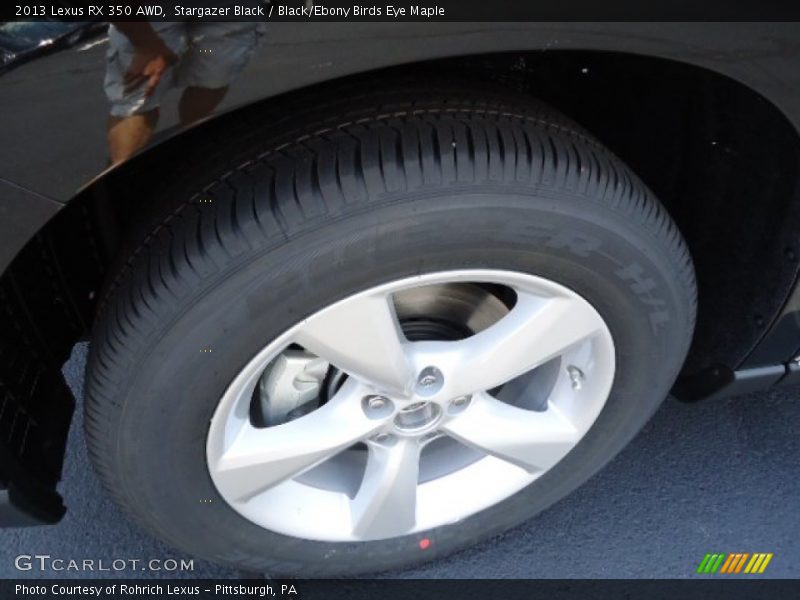 Stargazer Black / Black/Ebony Birds Eye Maple 2013 Lexus RX 350 AWD