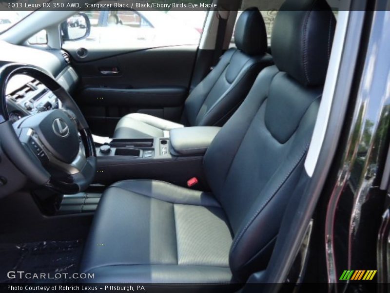 Stargazer Black / Black/Ebony Birds Eye Maple 2013 Lexus RX 350 AWD