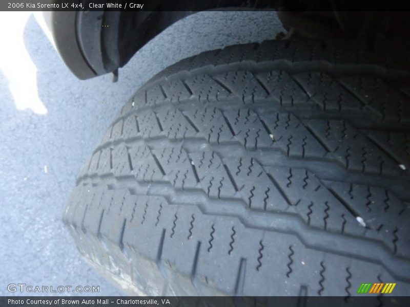 Clear White / Gray 2006 Kia Sorento LX 4x4