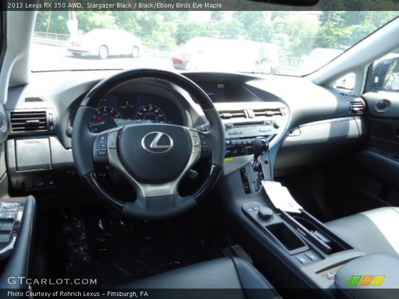 Stargazer Black / Black/Ebony Birds Eye Maple 2013 Lexus RX 350 AWD