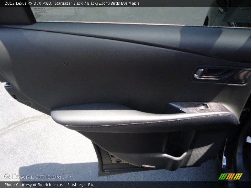Stargazer Black / Black/Ebony Birds Eye Maple 2013 Lexus RX 350 AWD